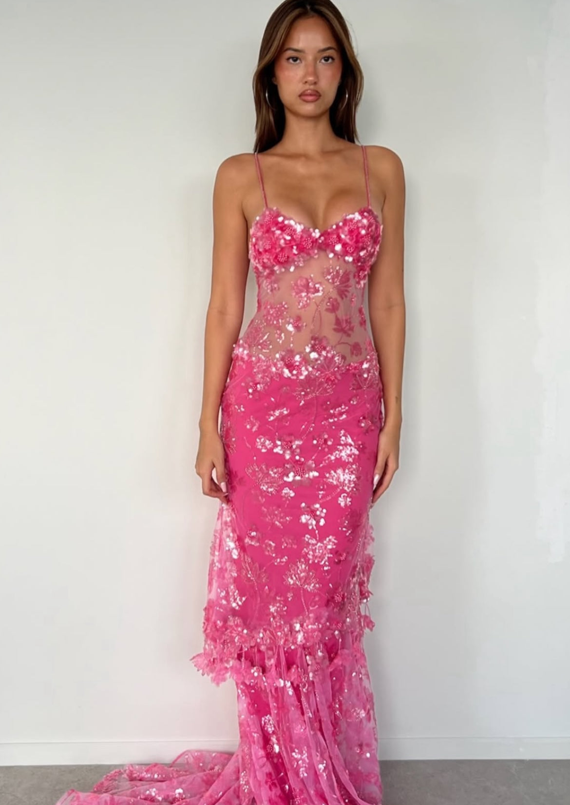 Hot Pink Daliah Gown
