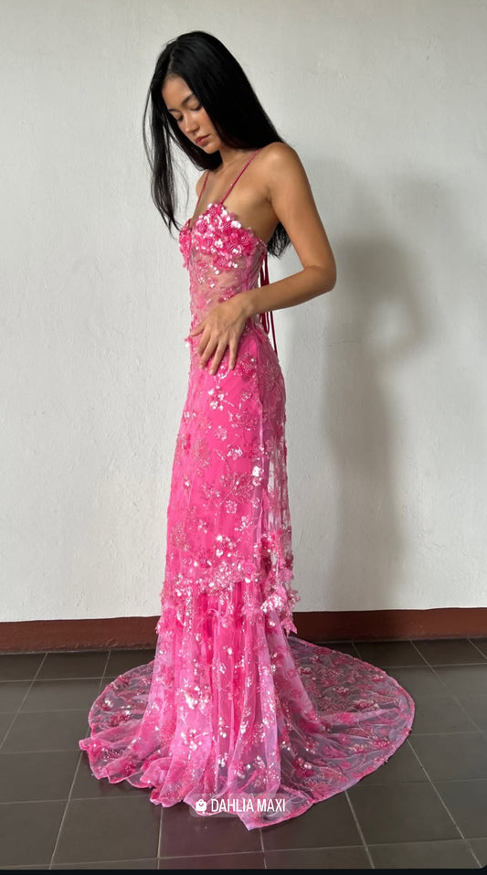 Hot Pink Daliah Gown
