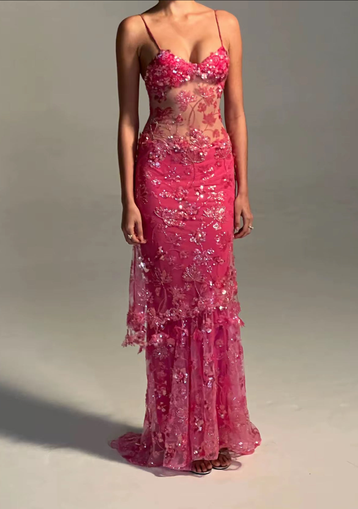 Hot Pink Daliah Gown