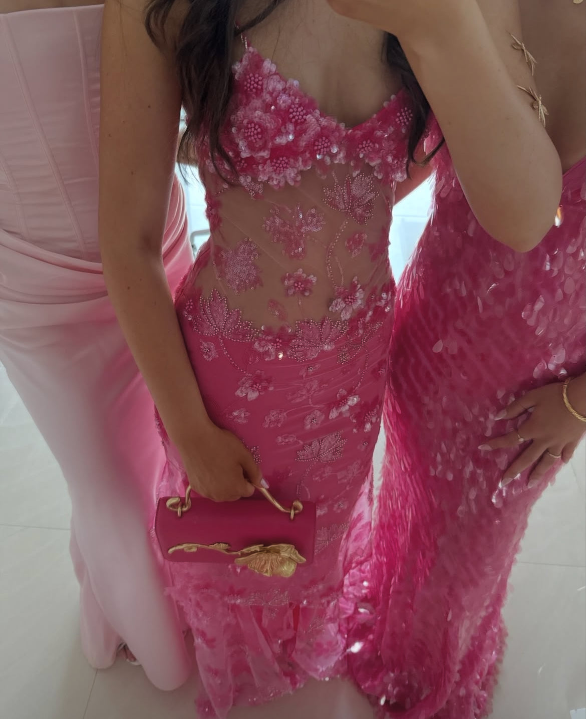 Hot Pink Daliah Gown