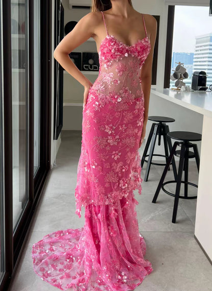 Hot Pink Daliah Gown