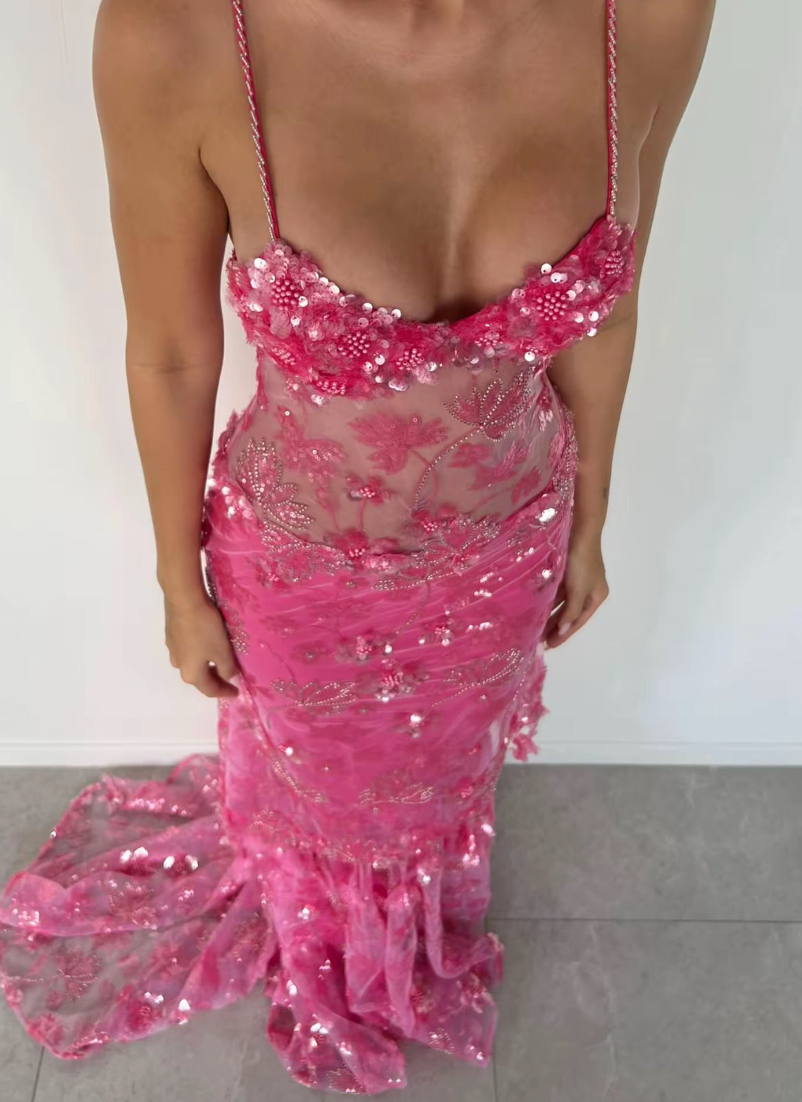 Hot Pink Daliah Gown