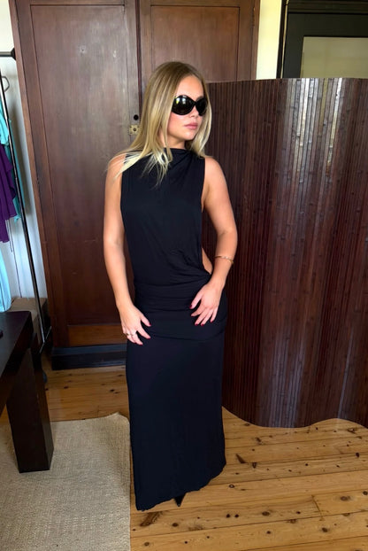 Aliyah Backless Maxi Dress
